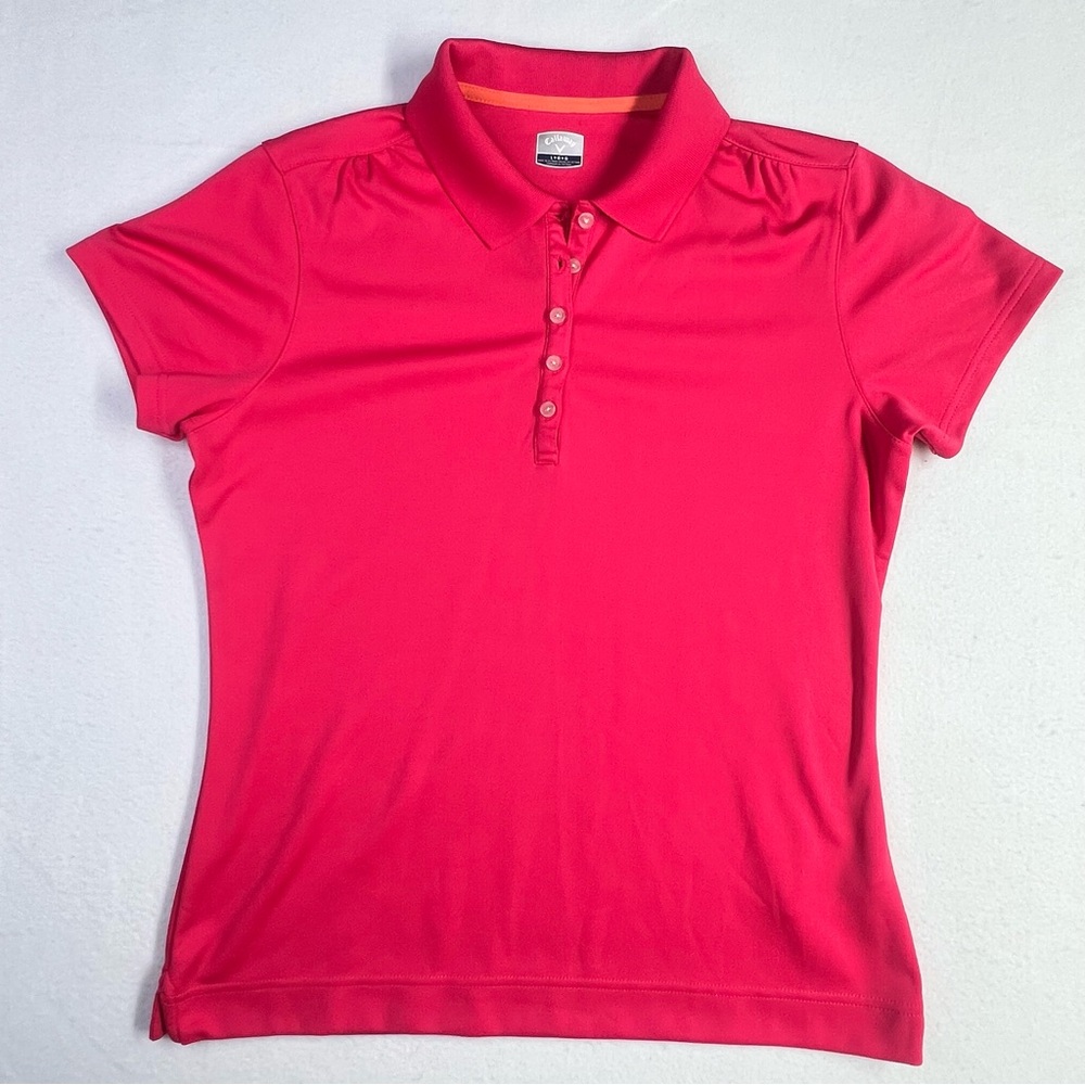 Callaway - Pink Golf Polo Shirt - Women’s - Large